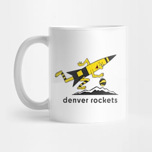 Retro Denver Rockets Basketball Mug